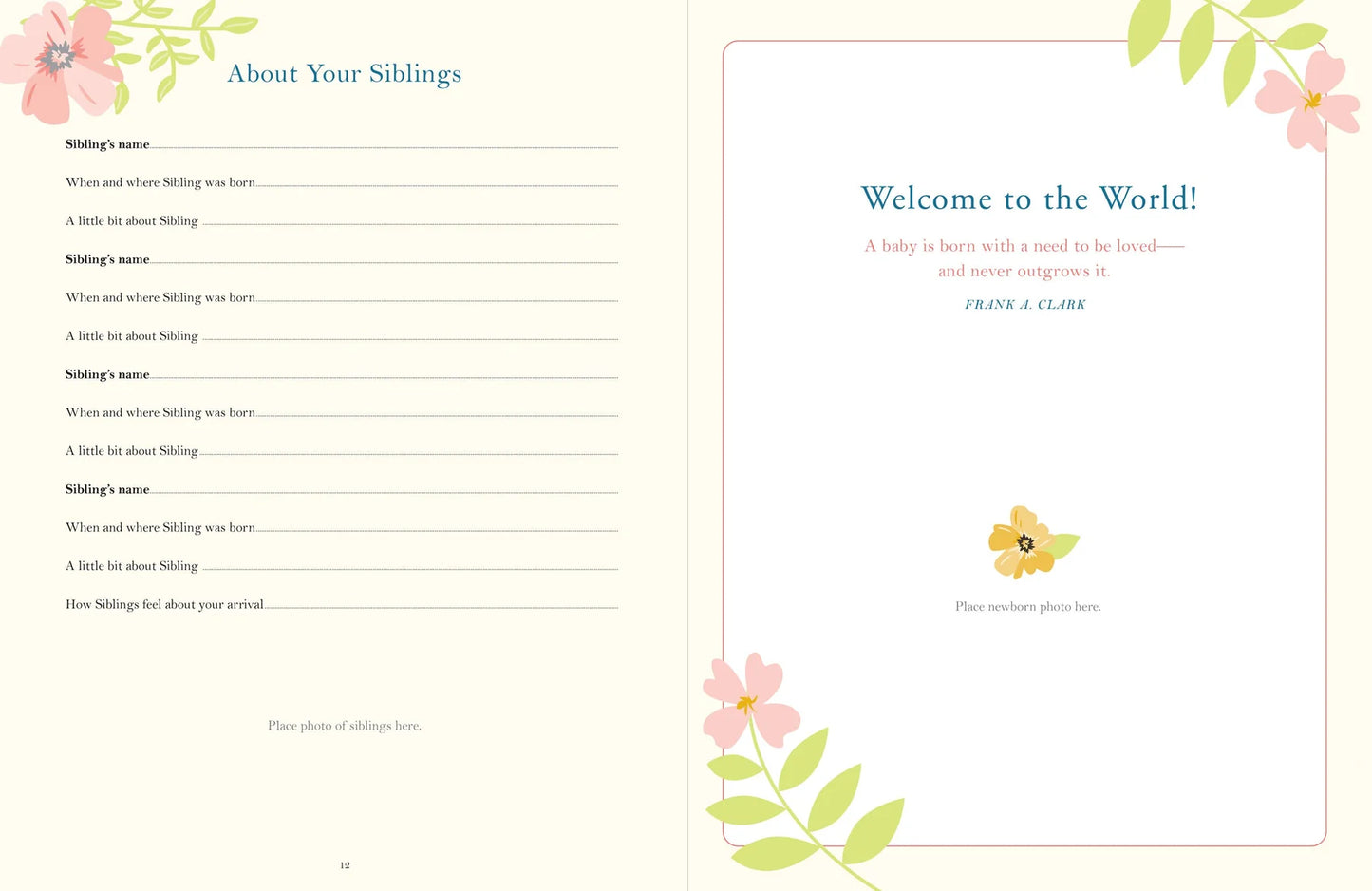 Classic Baby Memory Book