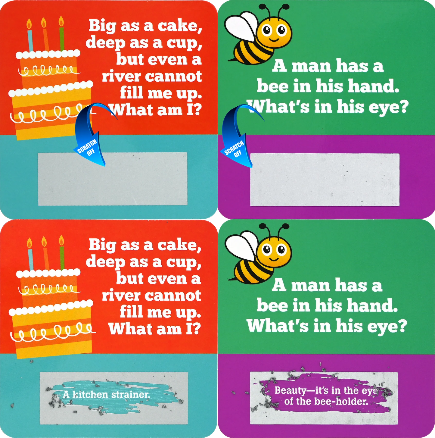 Scratch-Off Lunch Box Riddles