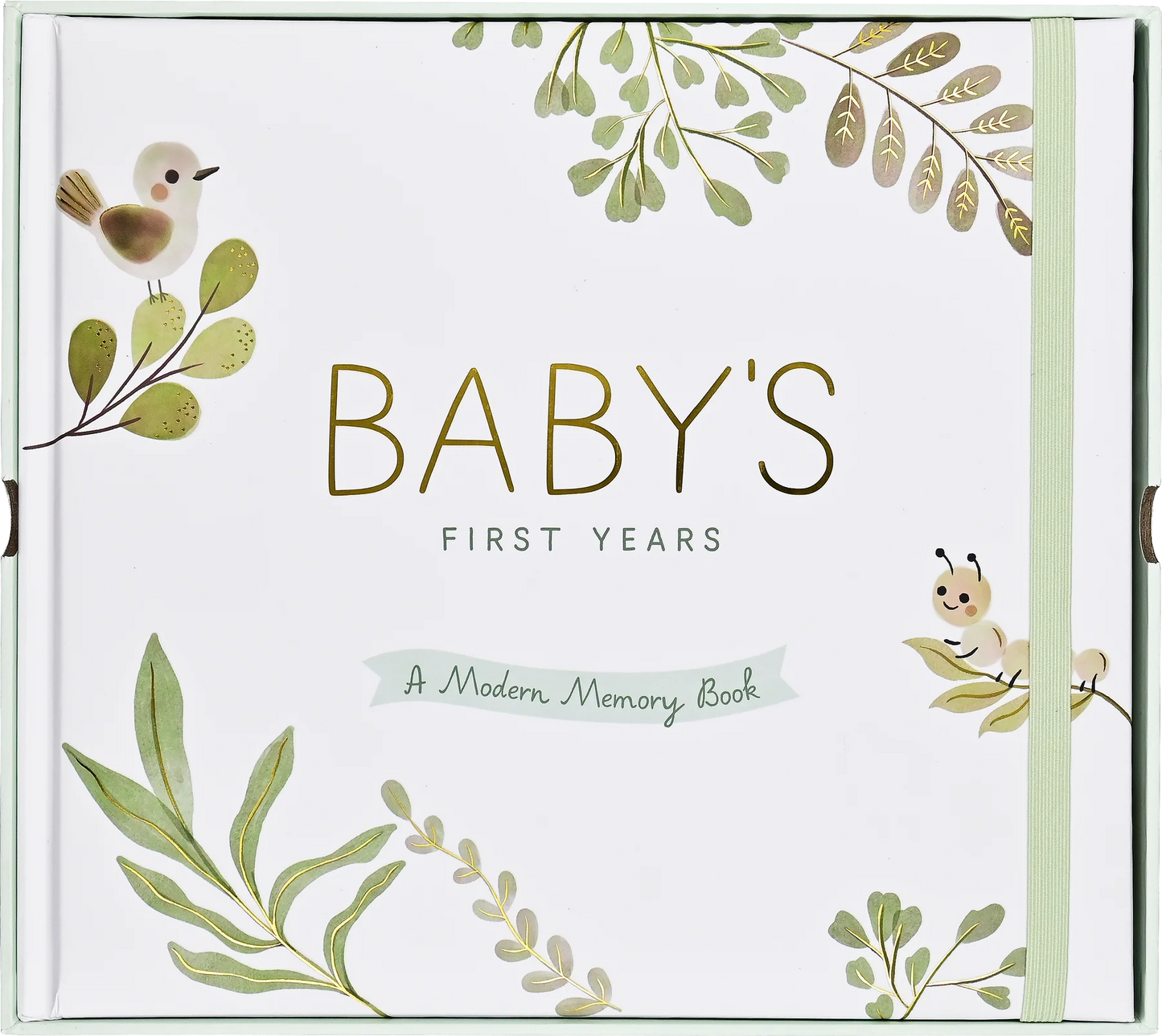 Baby's First Years: A Modern Book w/Keepsake Box