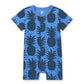 Button Up Baby Romper, Pineapple