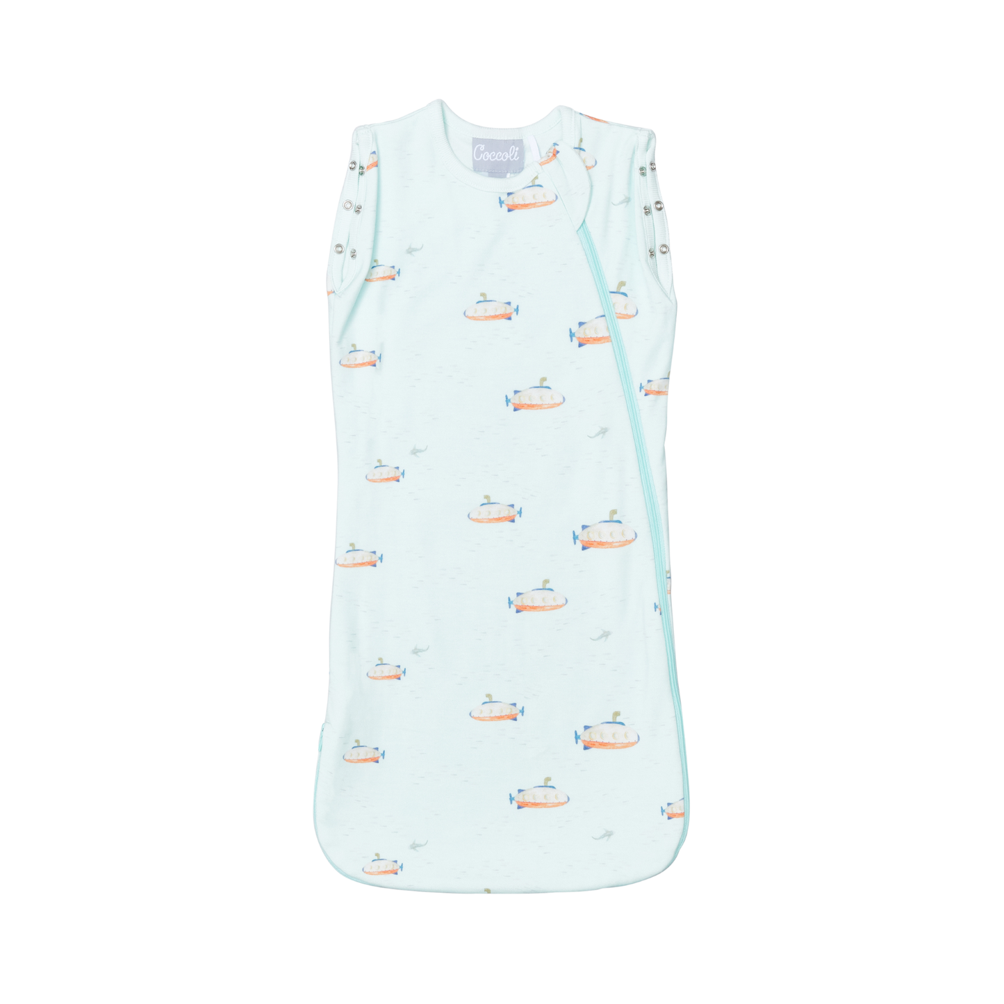 0.5 Togs Infant Sleepsack, Submarine on Spa Blue