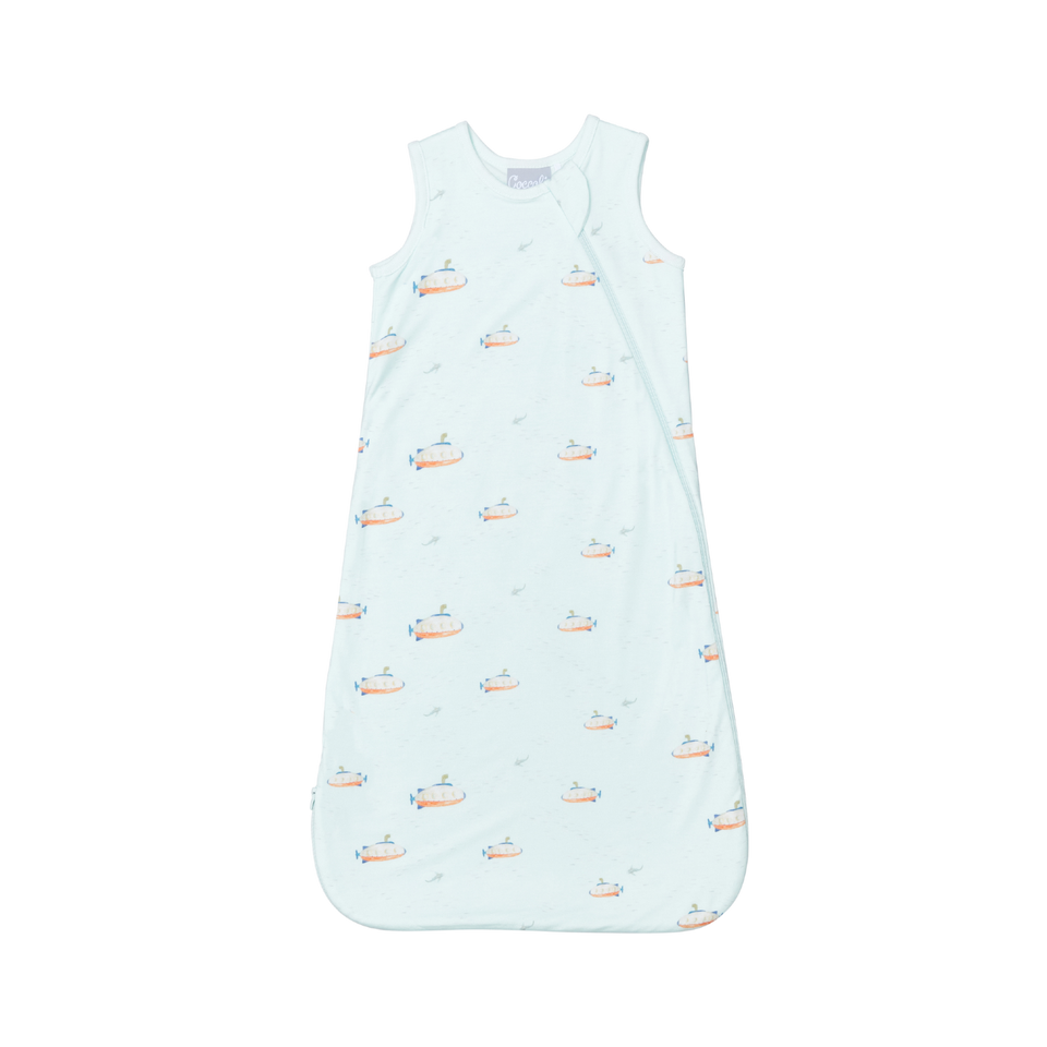 0.5 Togs Sleepsack, Submarine on Spa Blue