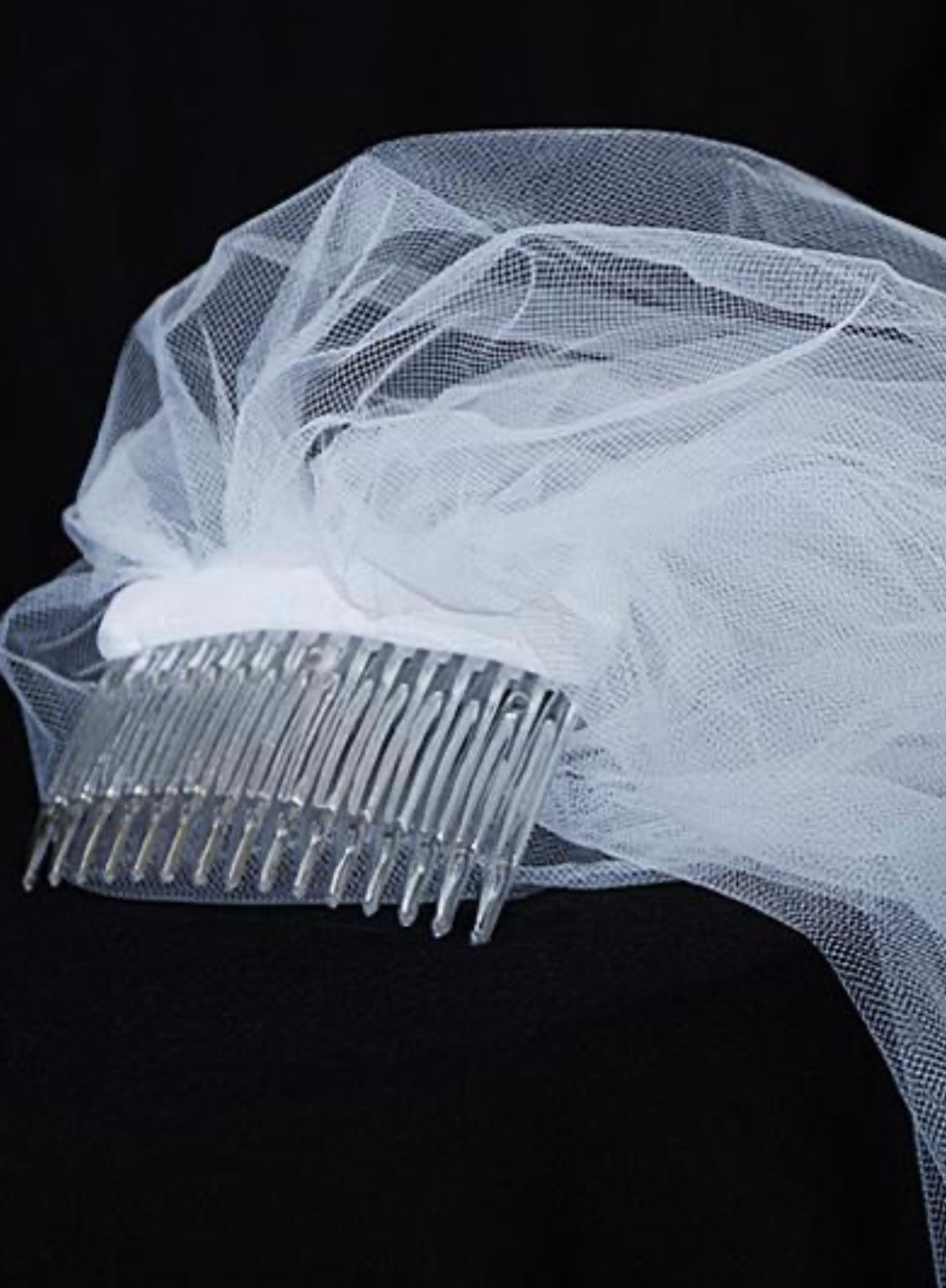 Plain Veil, White