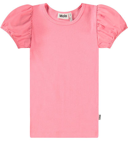 Raluca Puff Sleeve Top, Pink Lemonade