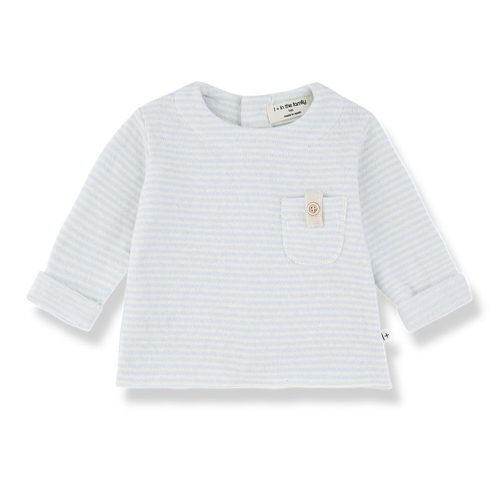 BELFORT L/S Pocket Shirt, Blue