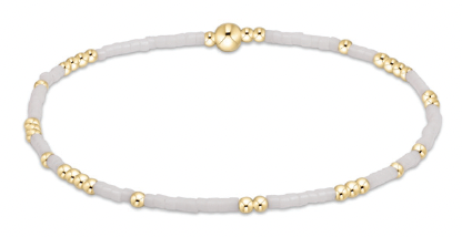 Hope Unwritten Bracelet - White