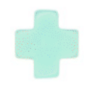 Signature Cross Stud - Mint