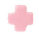 Signature Cross Stud - Pink