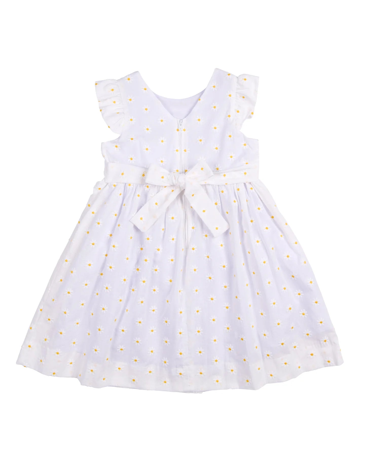 Embroidered Daisy Dress