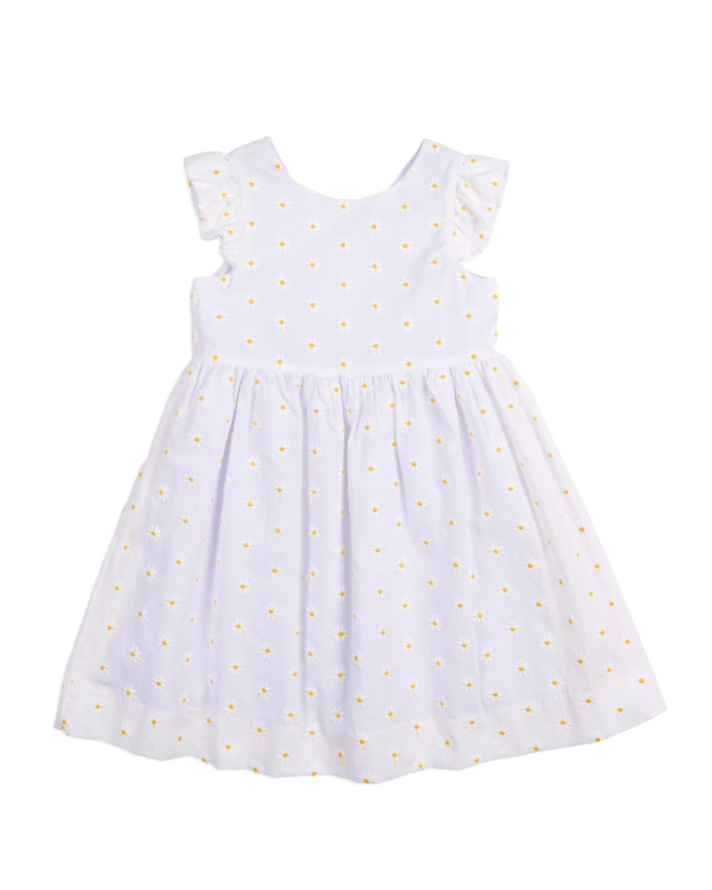 Embroidered Daisy Dress