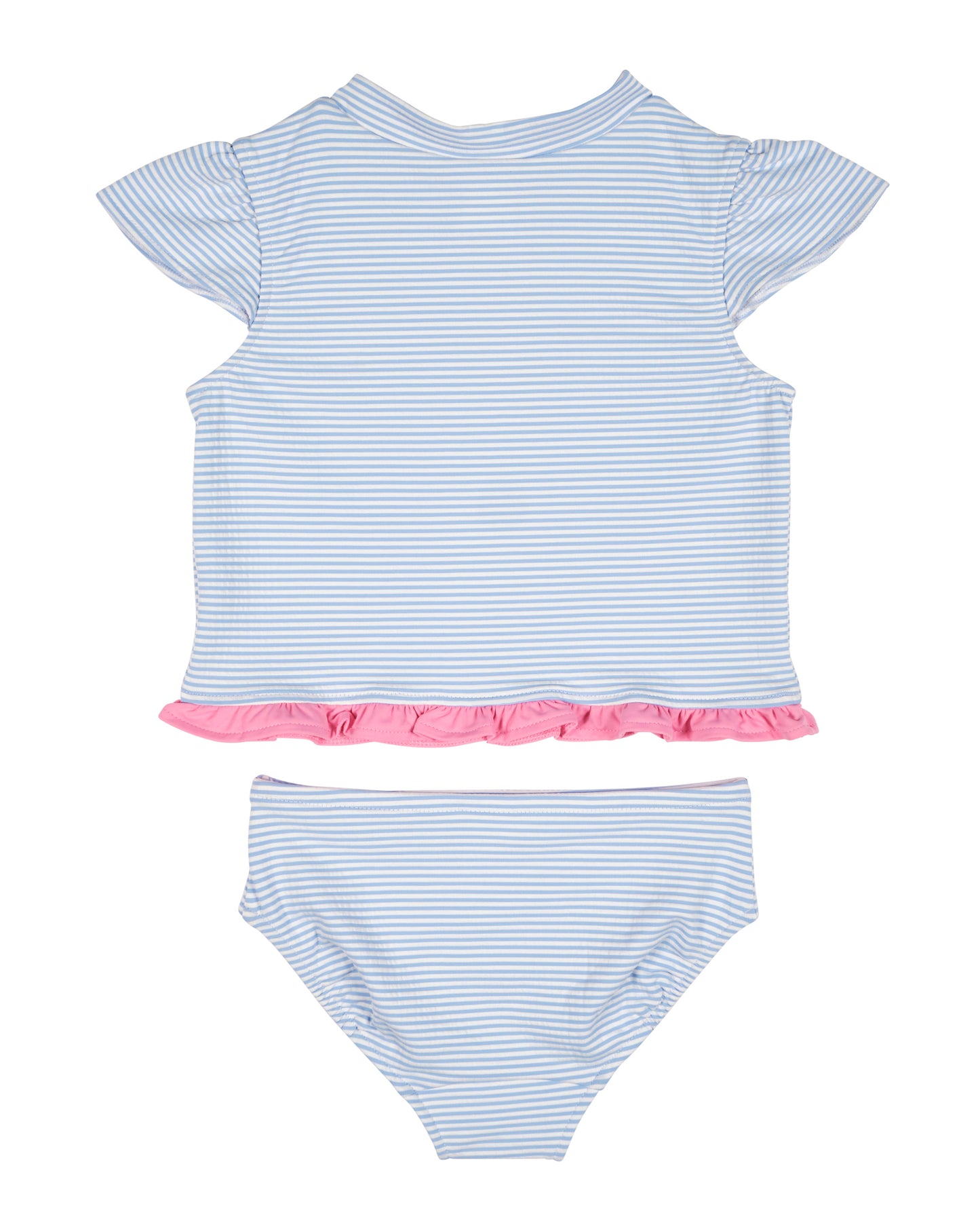 Cap Sleeve Rashguard Tankini w/Flower