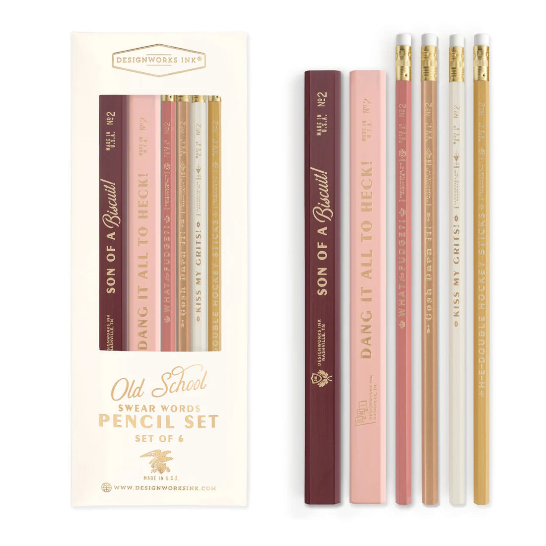 Pencil Set, Old School Swear Words