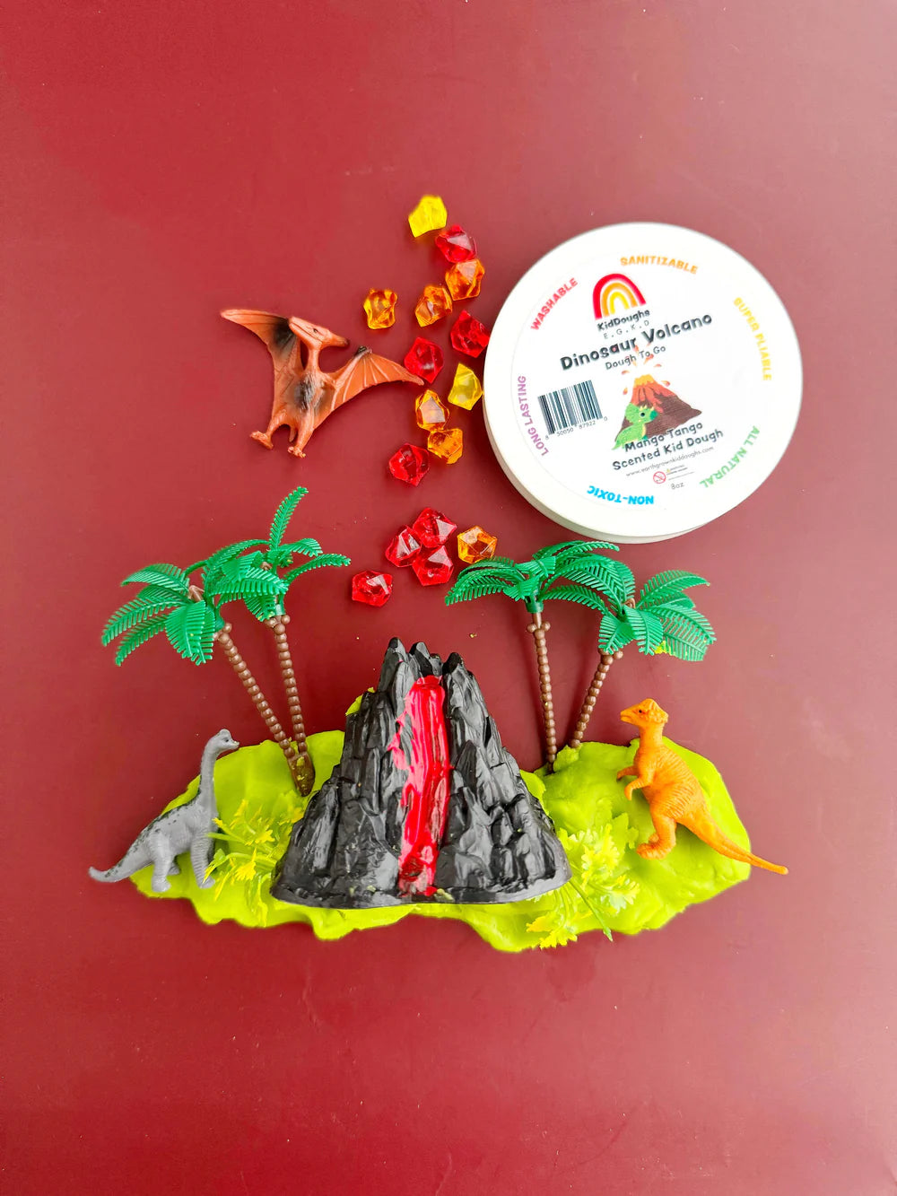 KidDough-To-Go, Dinosaur Volcano (Watersmellon)