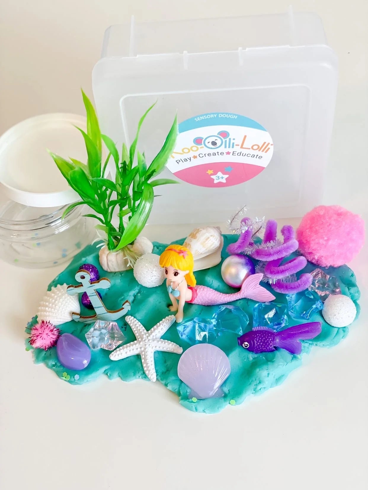 Mermaid Sensory Dough Box
