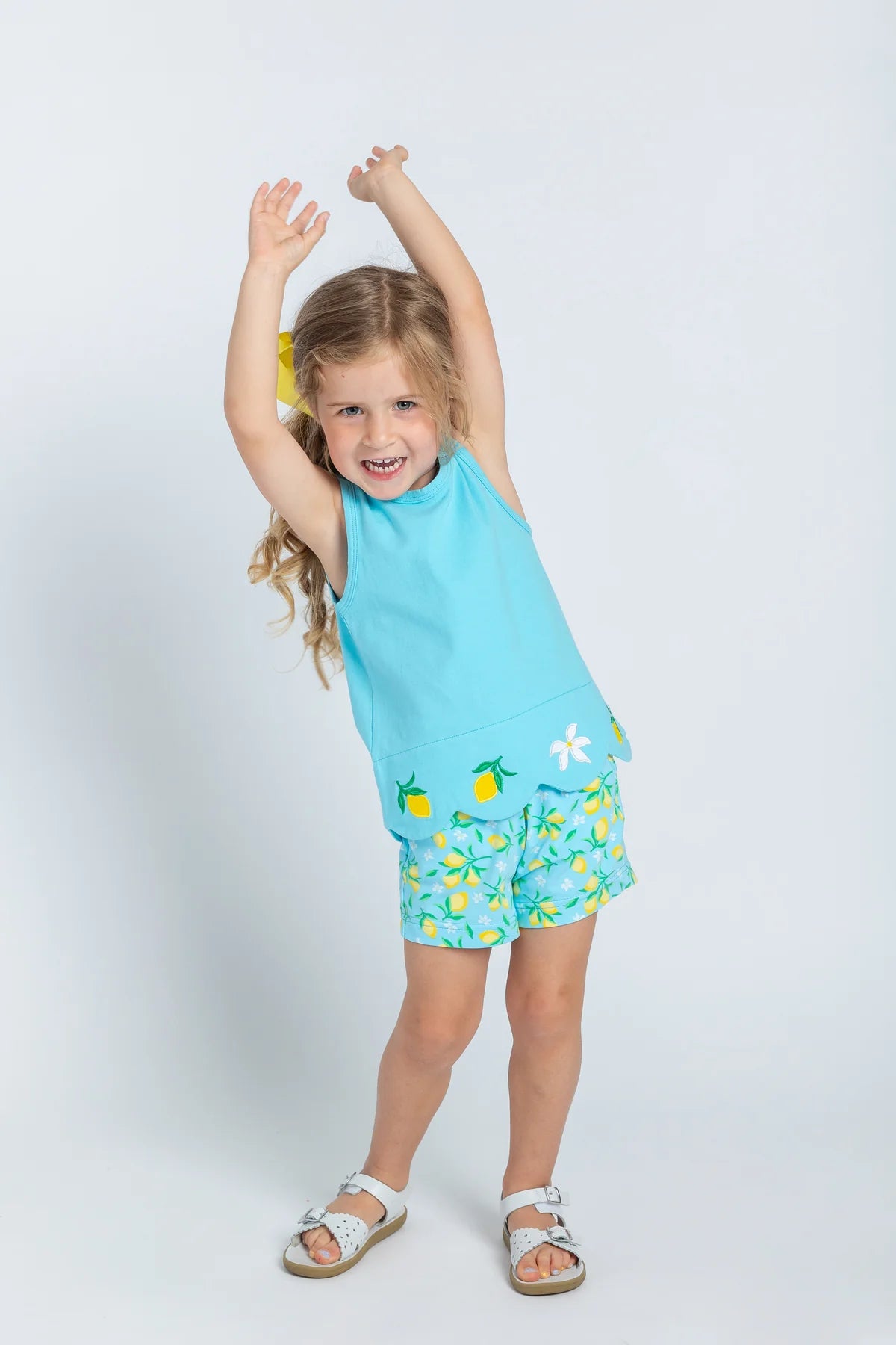 Scallop Lemon Top w/Shorts