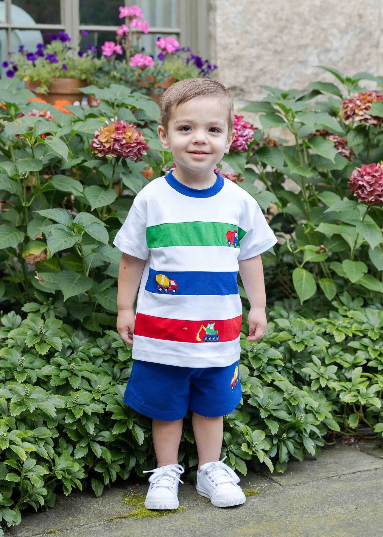 Knit Shorts Set w/Trucks