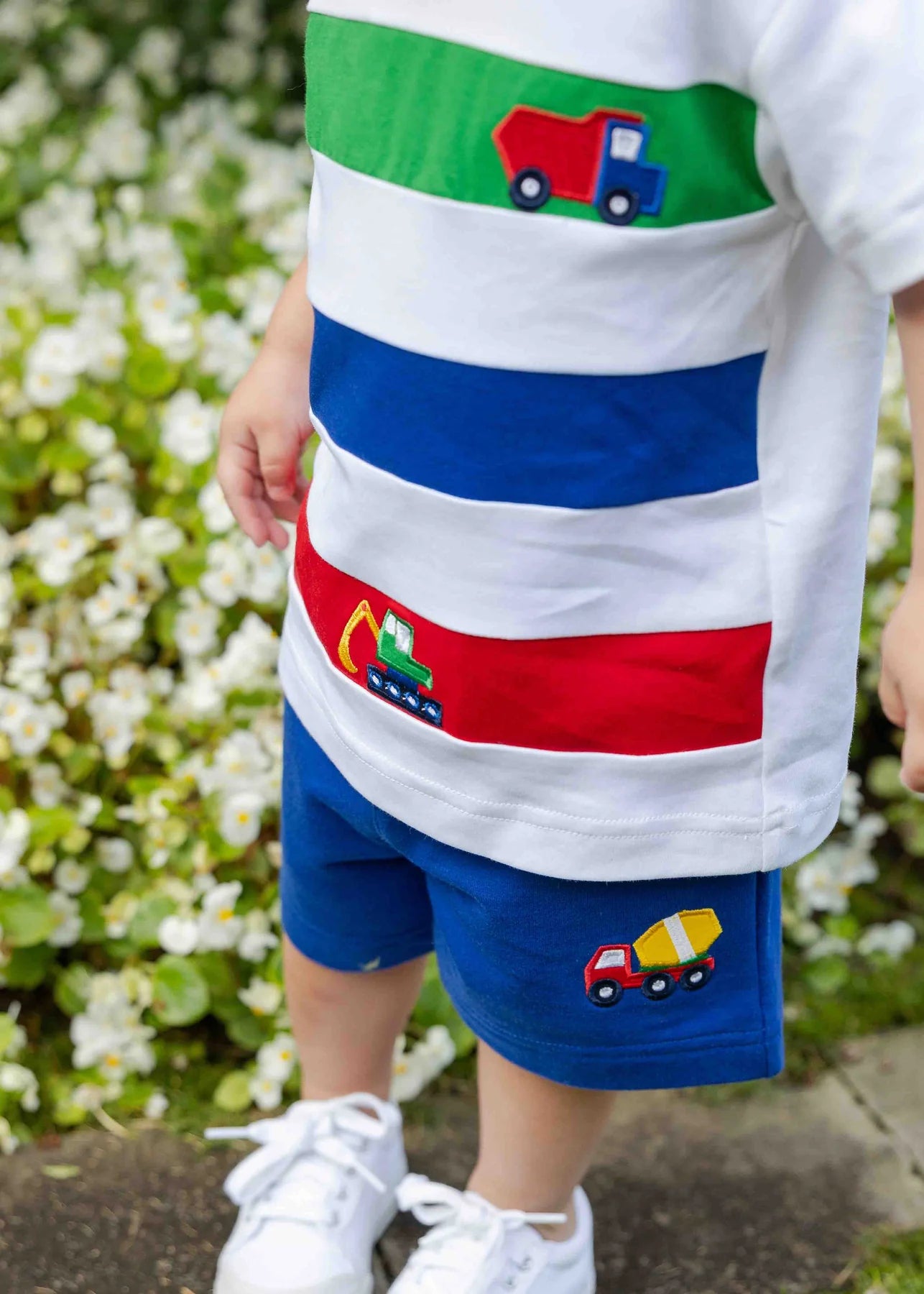 Knit Shorts Set w/Trucks