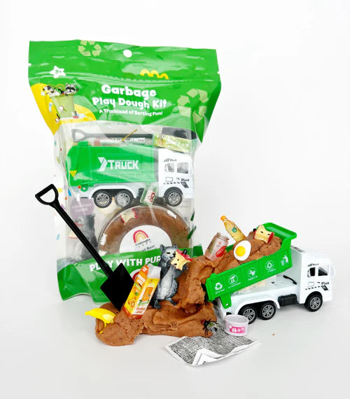 KidDough Play Kit, Garbage (Root Beer)