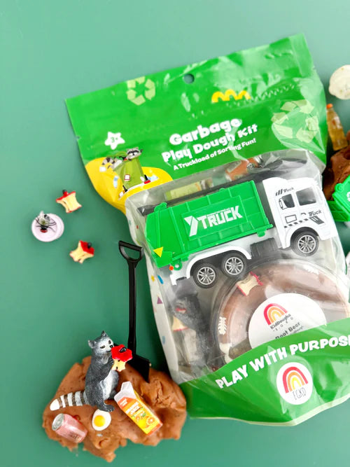 KidDough Play Kit, Garbage (Root Beer)