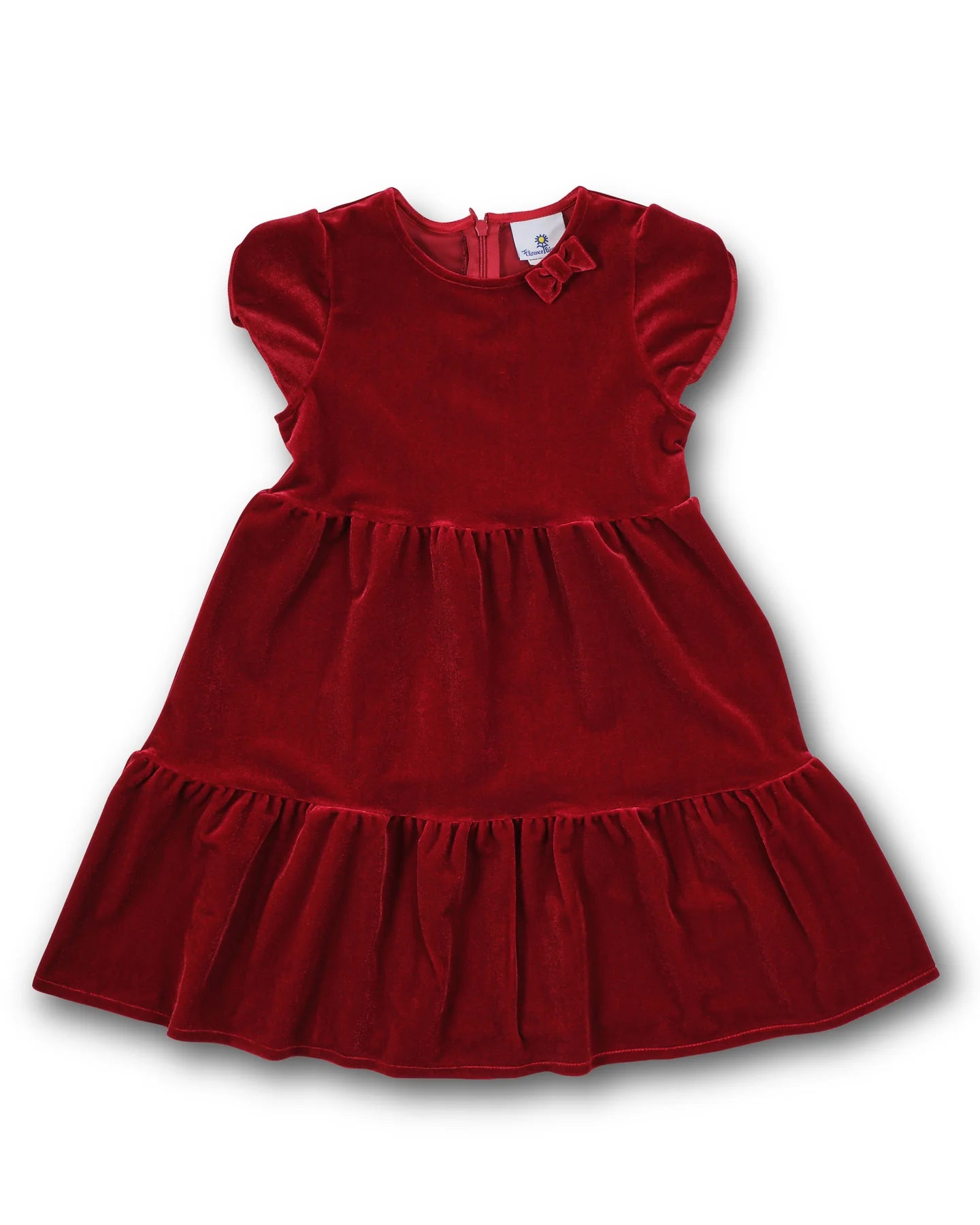 fitted lace wedding dress RED VELVET DRESS