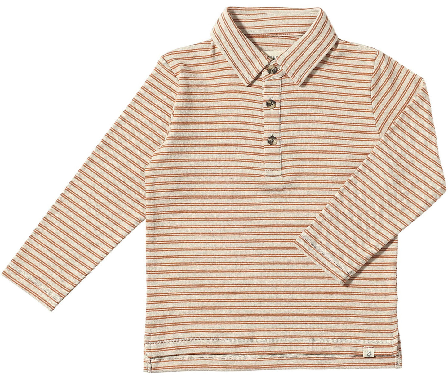 Spencer Polo, Pumpkin/White