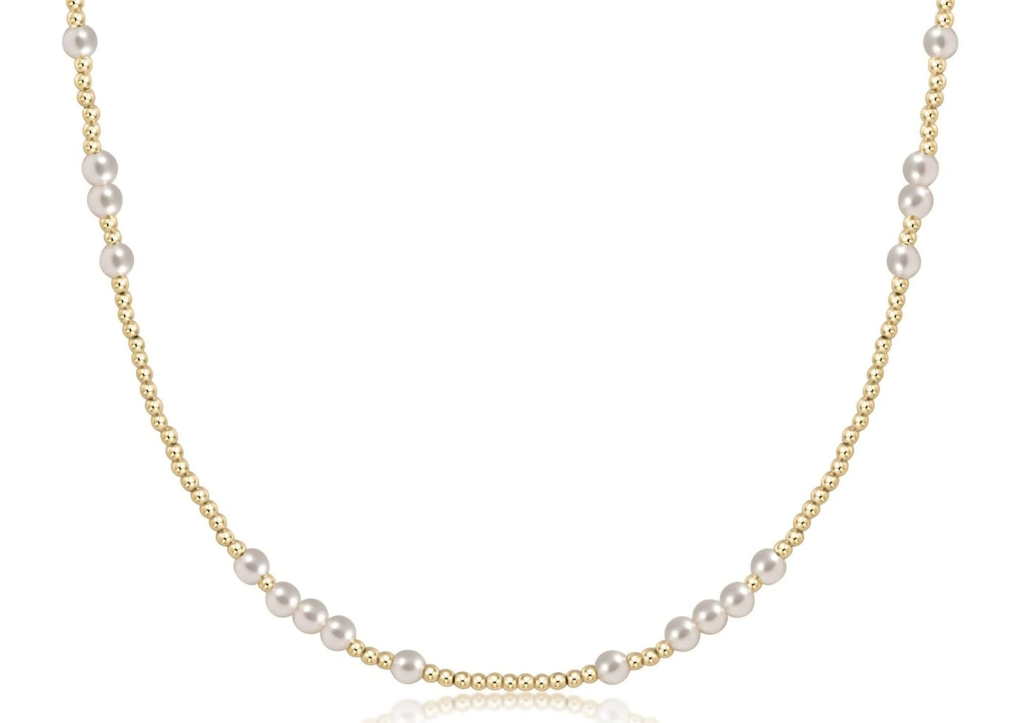 15" Choker Hope Unwritten - 4mm Pearl