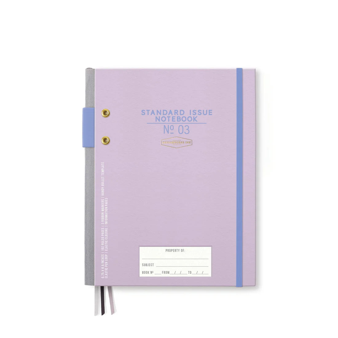 Standard Issue Planner Notebook No. 3, Lavender & Periwinkle