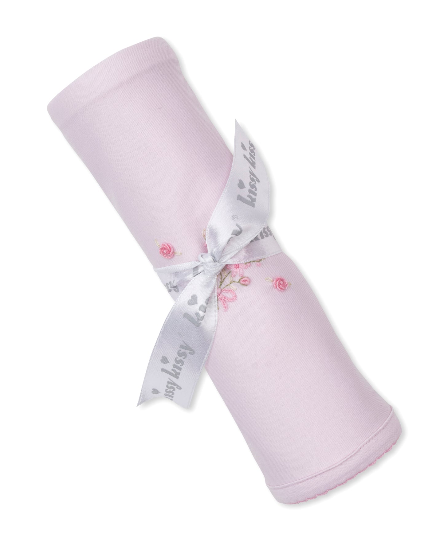 Blanket w/Hand Emb., Prem. OE Rose, Pink