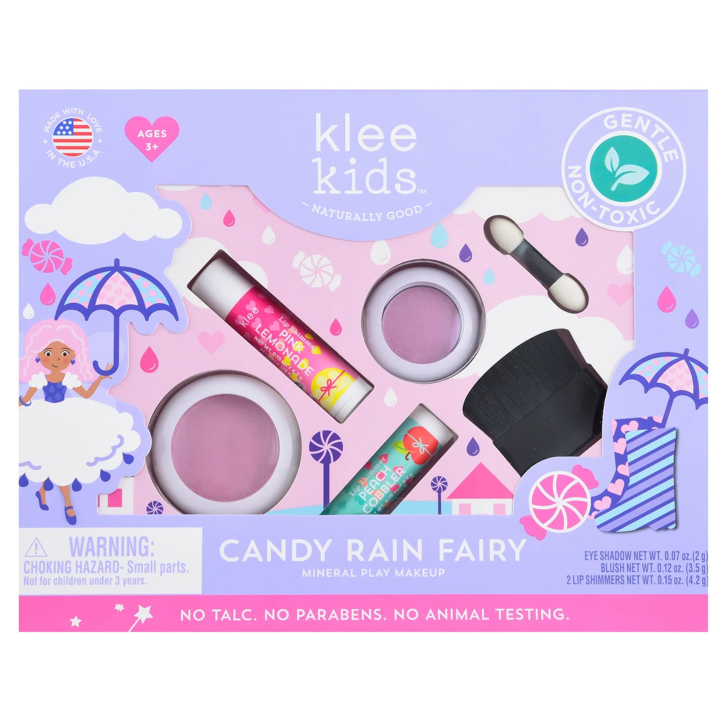 Kids Mineral Play Makeup Kit, Candy Rain Fairy