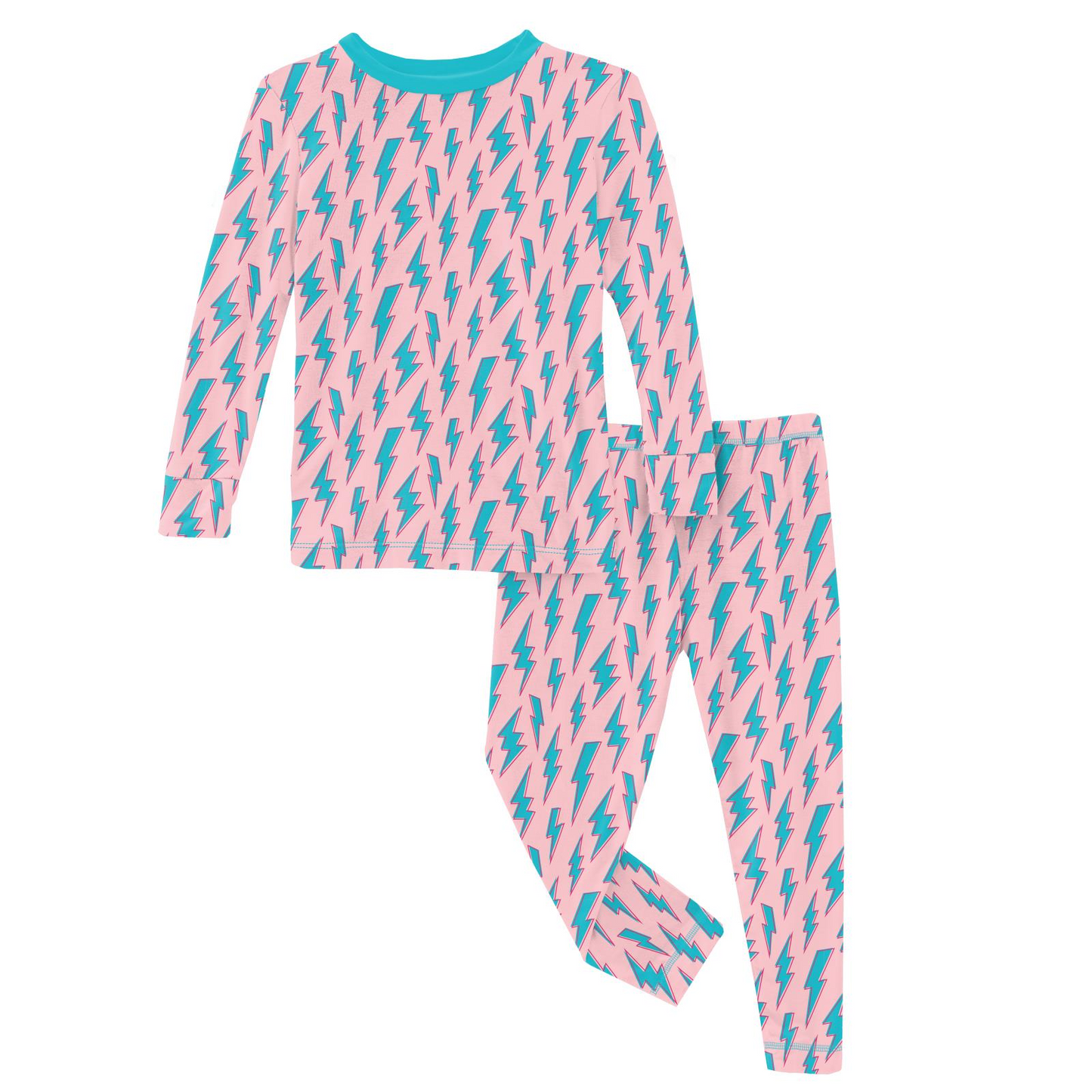 L/S Pajama Set, Lotus Lightening