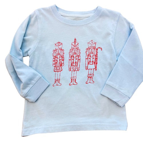 L/S Light Blue Tee, Nutcracker