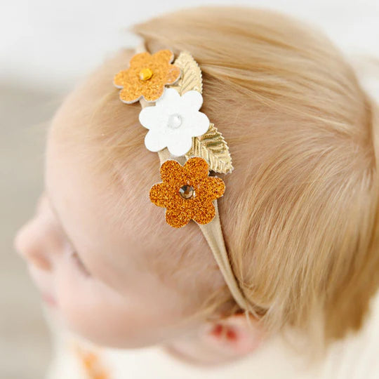 Boho Floral Baby Headband