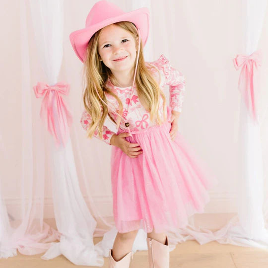 Coquette Bow L/S Tutu Dress