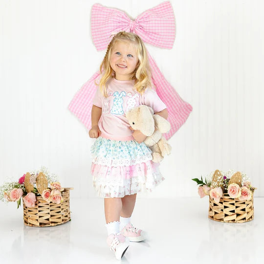 Floral and Lace Tiered Tutu