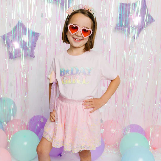 Pastel Rainbow B-Day S/S T-Shirt, Ballet