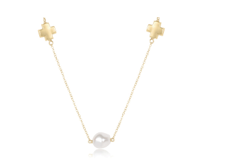 15" Choker Signature Cross Admire Simplicity Chain