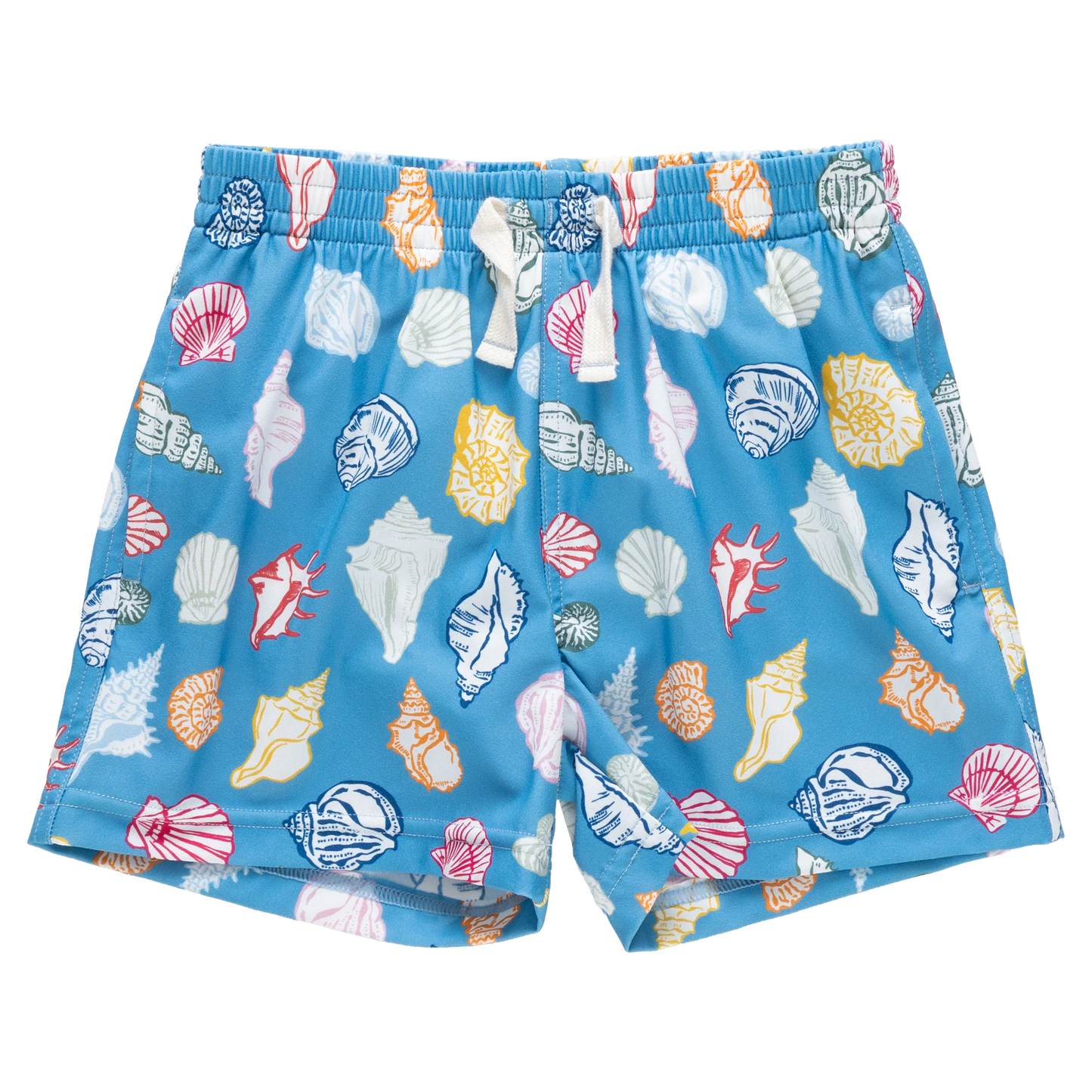 Swim Trunk, Blue Seashells
