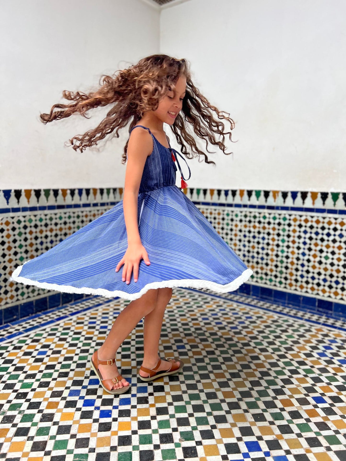 Handkerchief Hem Dress, Marrakesh