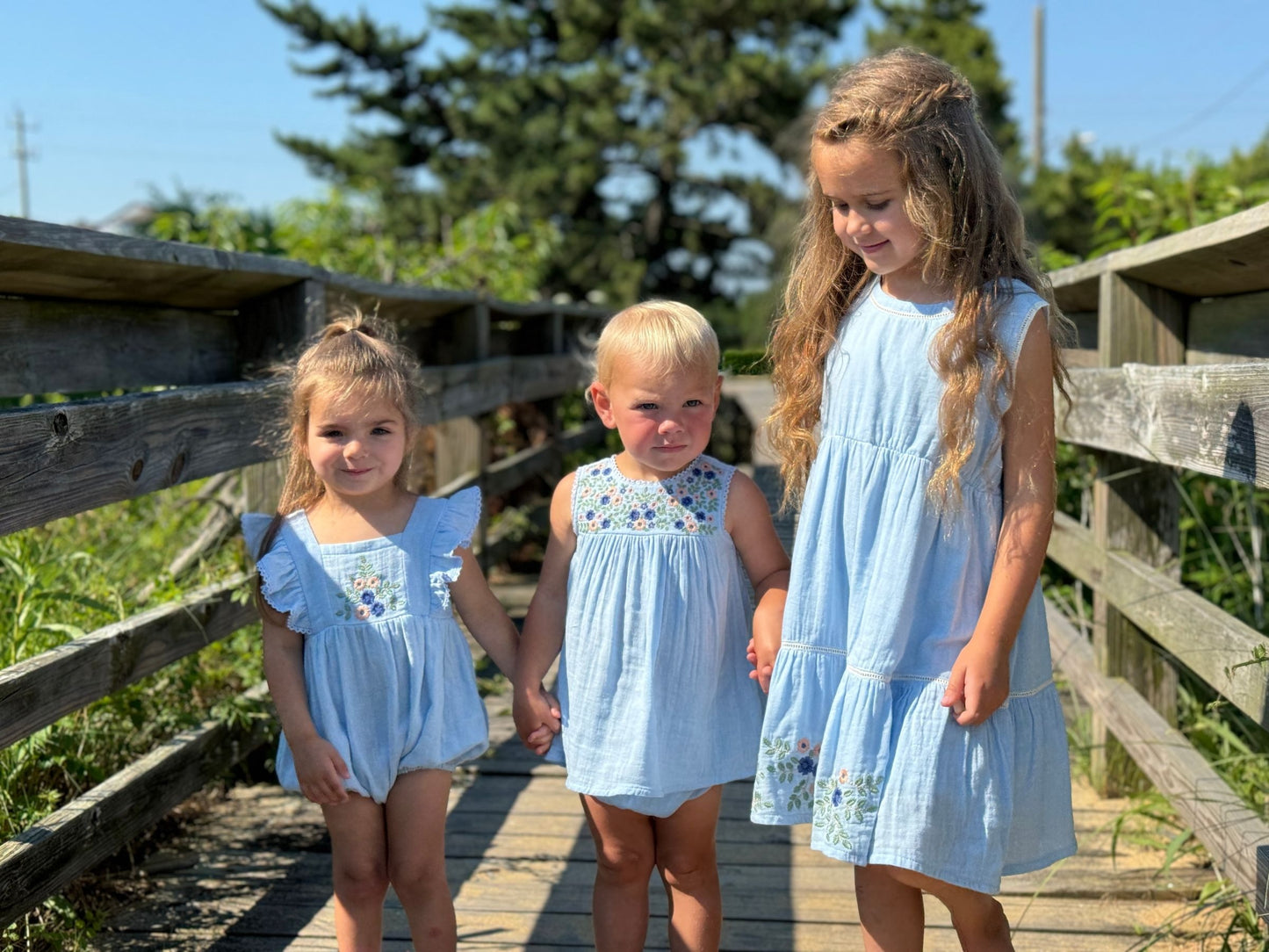 Embroidered Sleeveless Summer Dress