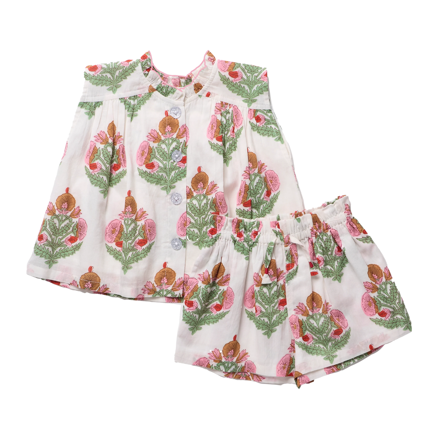 Misha 2-Piece Set, Pink Bellflower