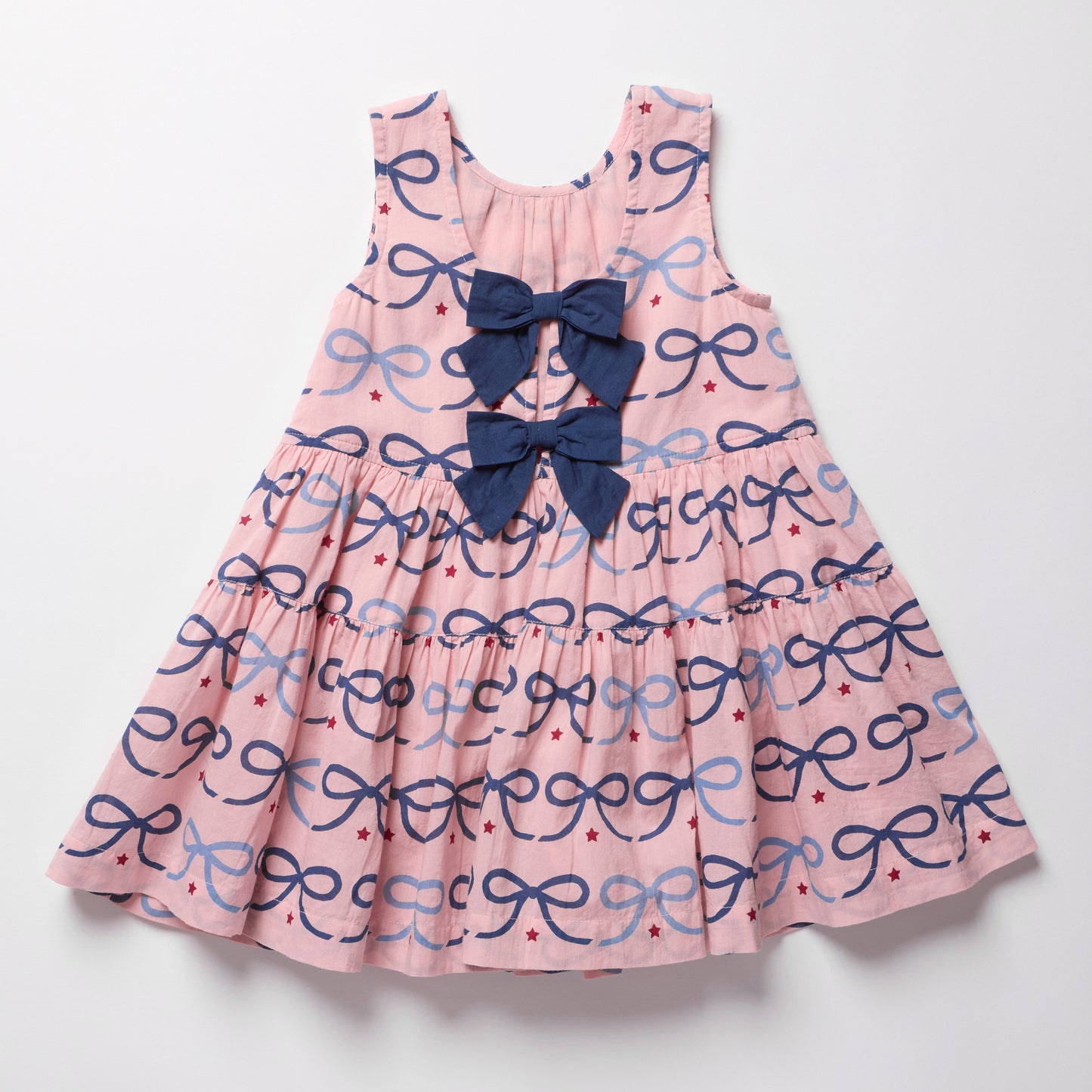 Eloise Dress - Pink Bows
