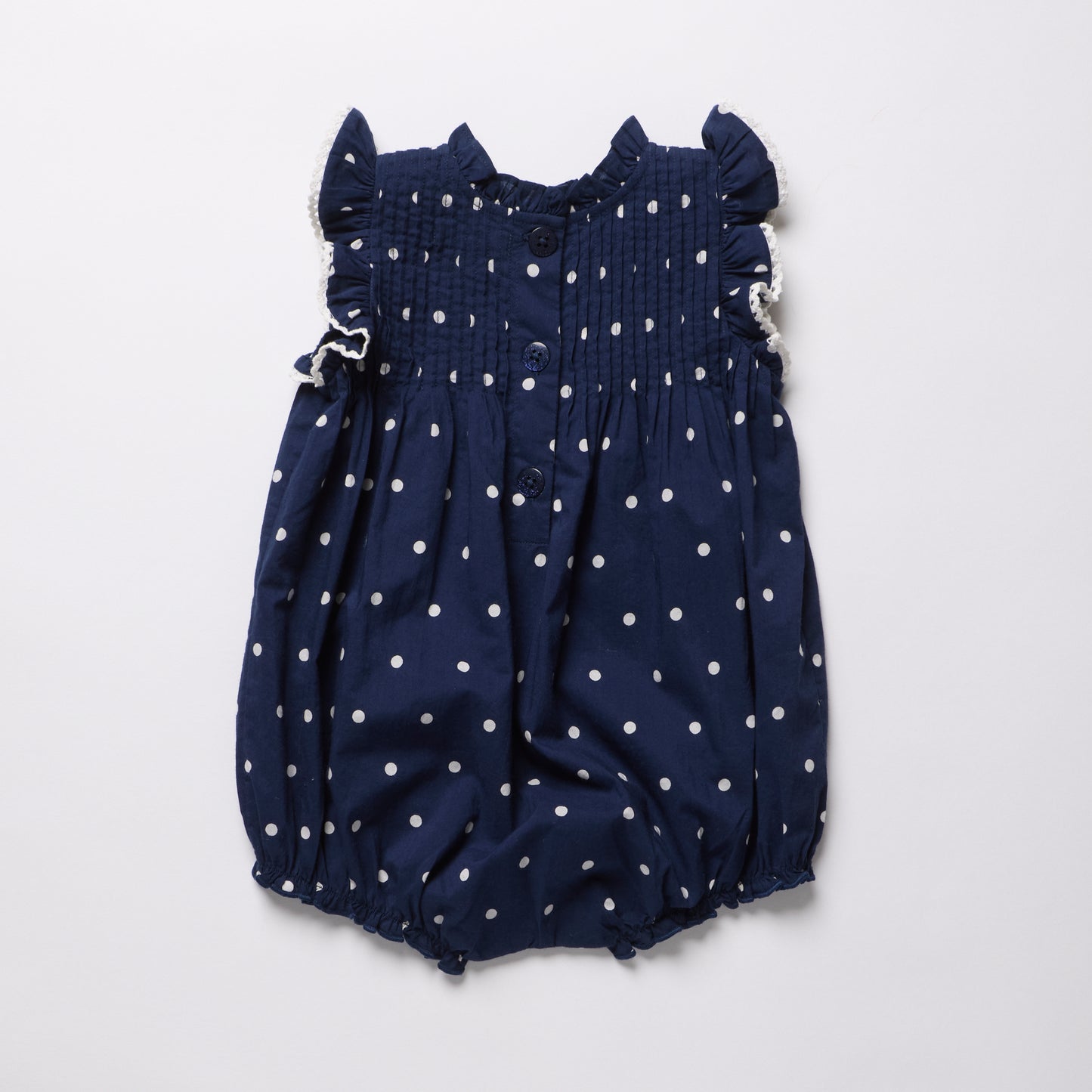 Baby Jaipur Bubble - Navy Dot