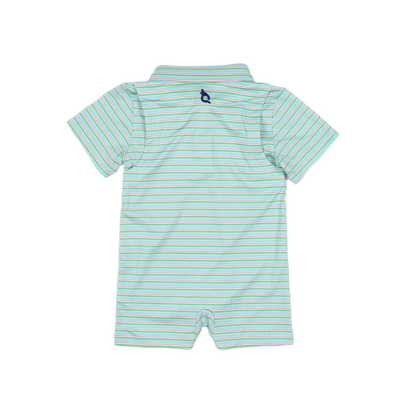 Sherbet Stripe Polo S/S Romper