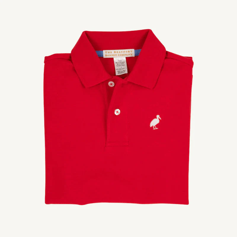Prim & Proper Polo & Onesie, Richmond Red