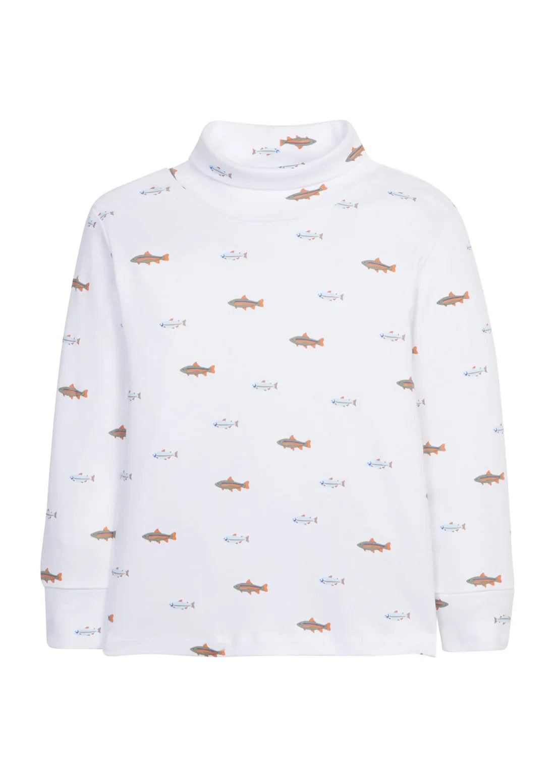 Printed Turtleneck, Fish
