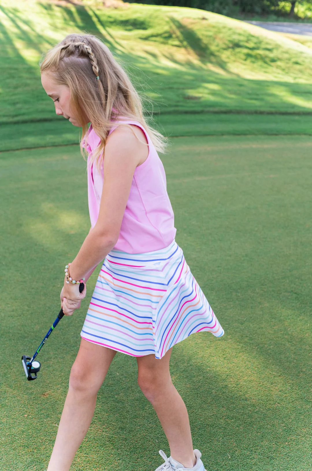 Tennis Twirl Skort, Sunset Stripe