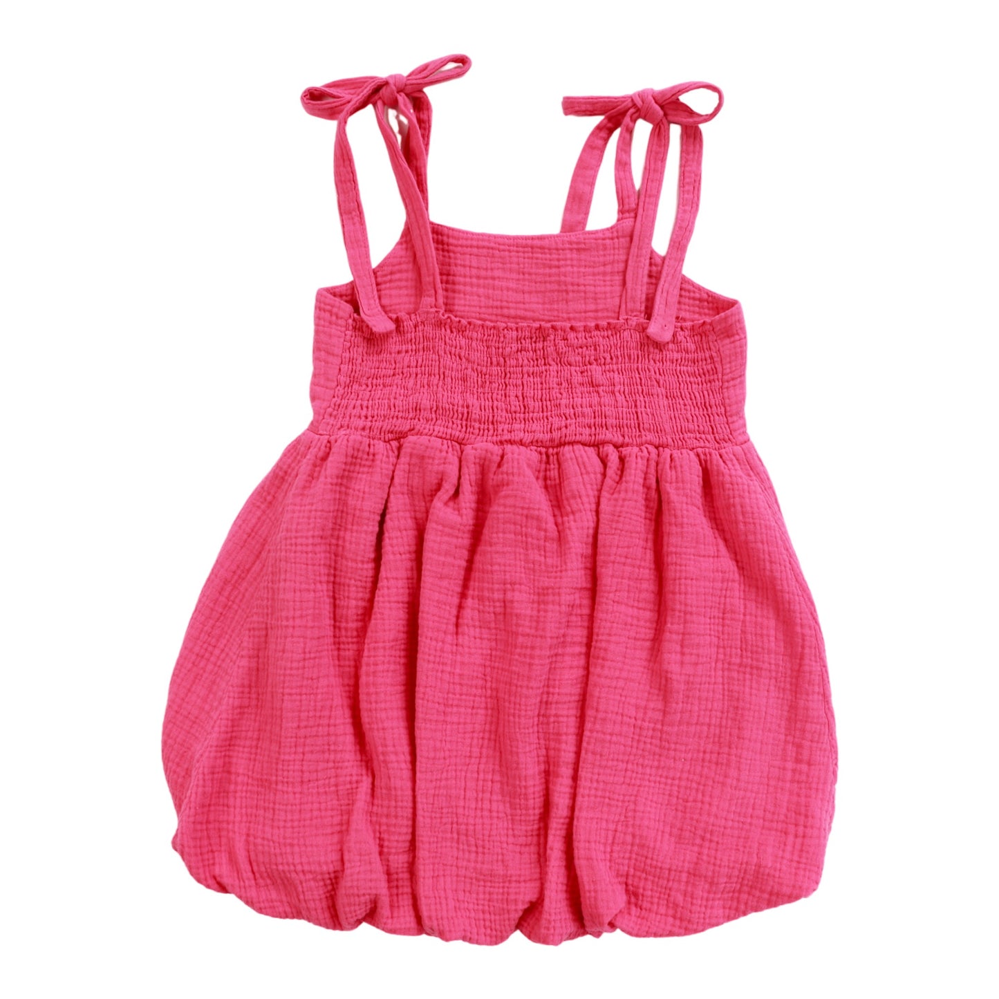 Bubble Skirt Dress, Coral