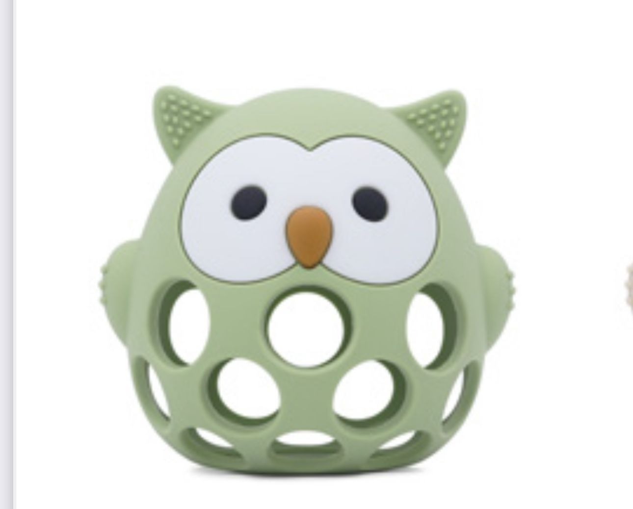 3D Silicone Owl Teether