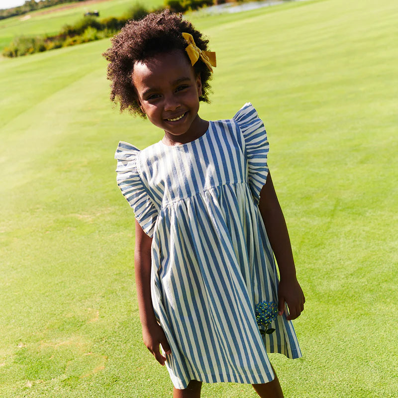 Sarita Dress, Blue Stripe