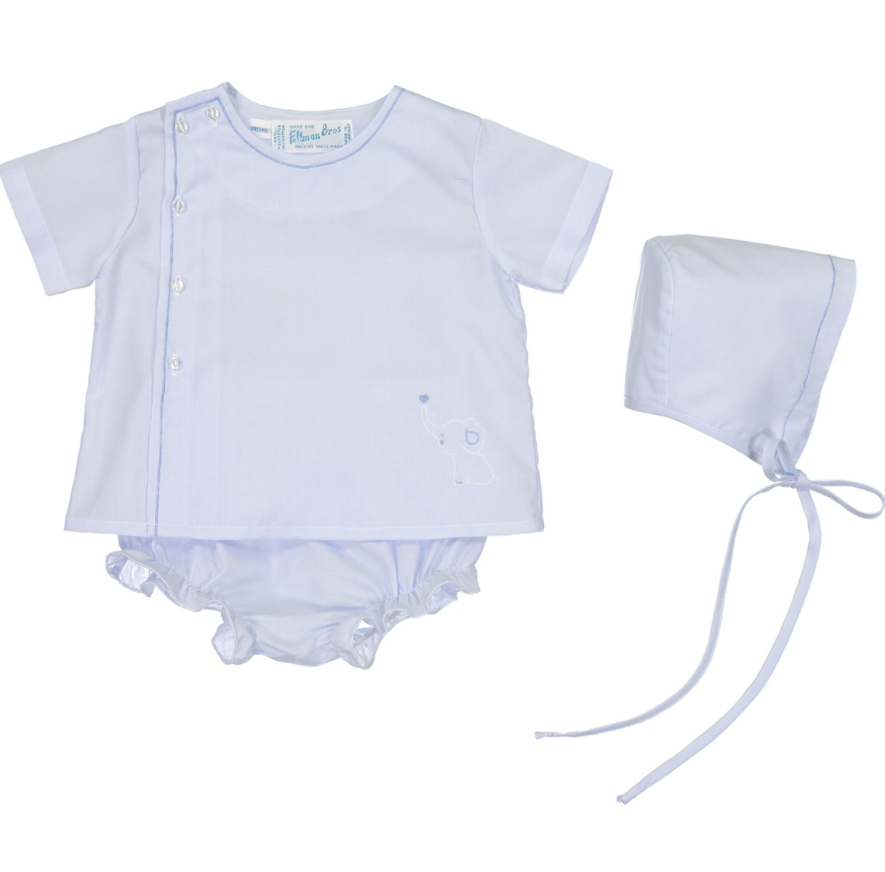 Baby Elephant Diaper Set